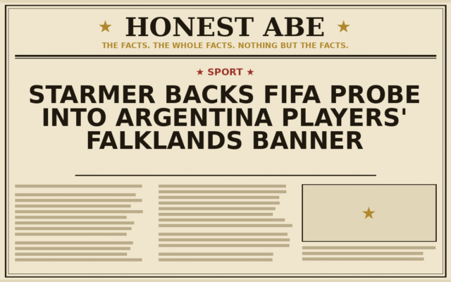 Starmer Backs Fifa Probe Into Argentina Players’ Falklands Banner