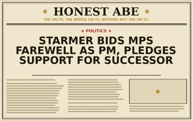 Starmer Bids MPs Farewell as PM, Pledges Support for Successor