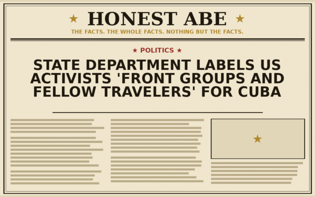 State Department Labels US Activists ‘Front Groups and Fellow Travelers’ for Cuba