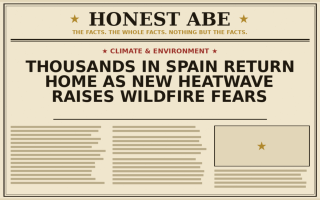 Thousands in Spain Return Home as New Heatwave Raises Wildfire Fears