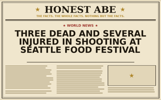 Three Dead and Several Injured in Shooting at Seattle Food Festival