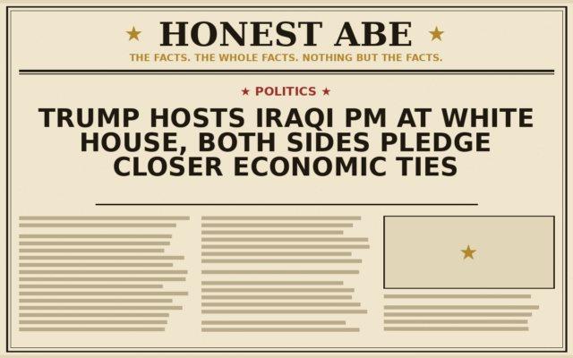 Trump Hosts Iraqi PM at White House, Both Sides Pledge Closer Economic Ties