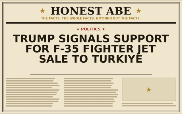 Trump Signals Support for F-35 Fighter Jet Sale to Turkiye