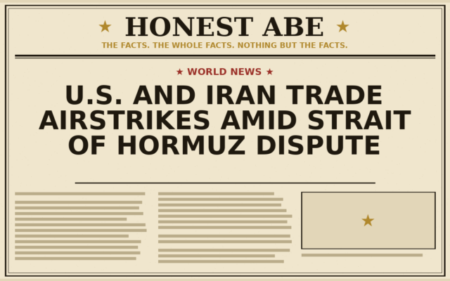 U.S. and Iran Trade Airstrikes Amid Strait of Hormuz Dispute