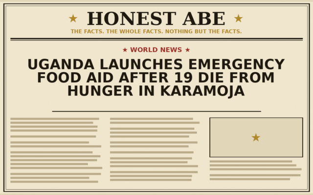 Uganda Launches Emergency Food Aid After 19 Die From Hunger in Karamoja