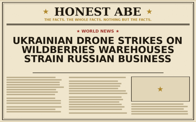 Ukrainian Drone Strikes on Wildberries Warehouses Strain Russian Business