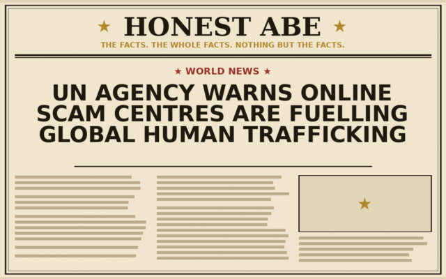 UN Agency Warns Online Scam Centres Are Fuelling Global Human Trafficking