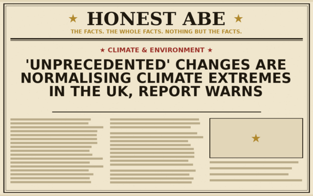 ‘Unprecedented’ Changes Are Normalising Climate Extremes in the UK, Report Warns