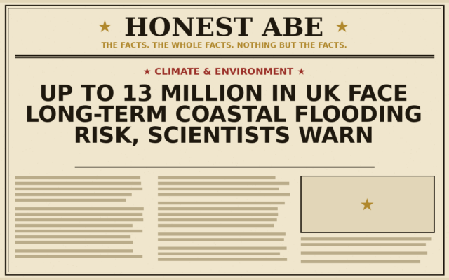Up to 13 Million in UK Face Long-Term Coastal Flooding Risk, Scientists Warn