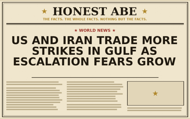 US and Iran Trade More Strikes in Gulf as Escalation Fears Grow