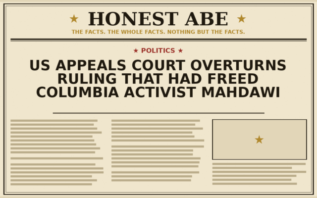 US Appeals Court Overturns Ruling That Had Freed Columbia Activist Mahdawi