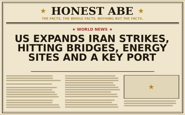 US Expands Iran Strikes, Hitting Bridges, Energy Sites and a Key Port