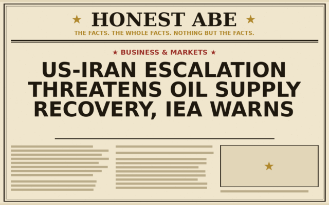 IEA Warns US-Iran Escalation Threatens Oil Supply Recovery