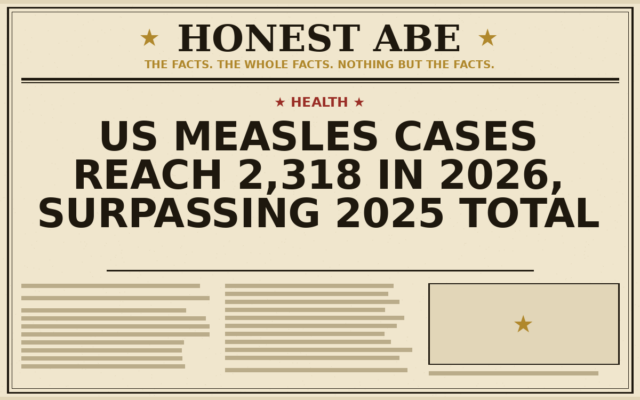 US Measles Cases Reach 2,318 in 2026, Surpassing 2025 Total