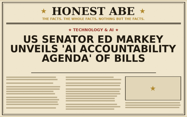 US Senator Ed Markey Unveils ‘AI Accountability Agenda’ of Bills