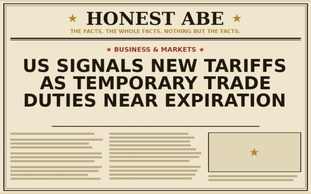 US Signals New Tariffs as Temporary Trade Duties Near Expiration