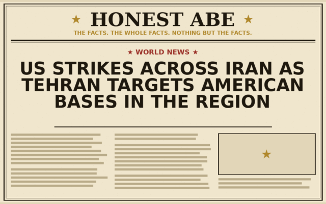 US Strikes Across Iran as Tehran Targets American Bases in the Region