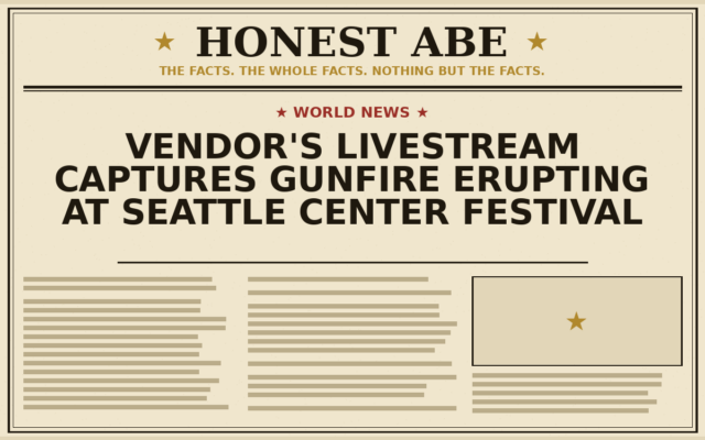 Vendor’s Livestream Captures Gunfire Erupting at Seattle Center Festival