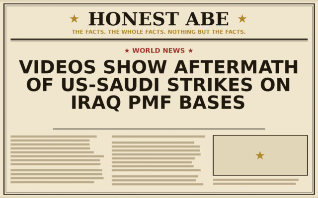 Videos Show Aftermath of US-Saudi Strikes on Iraq PMF Bases