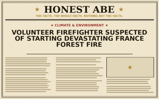 Volunteer Firefighter Suspected of Starting Devastating France Forest Fire