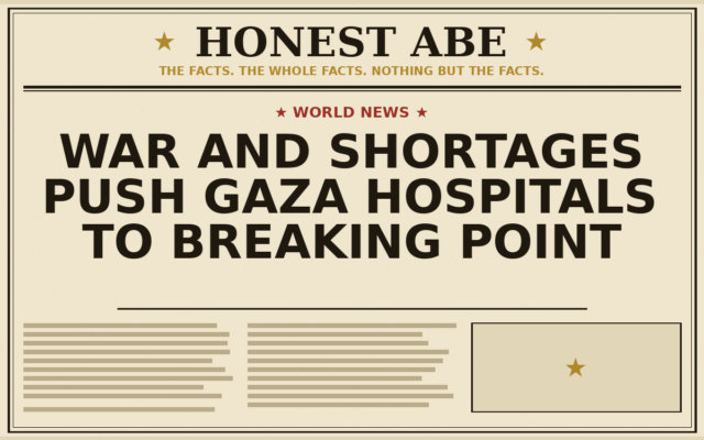 War and Shortages Push Gaza Hospitals to Breaking Point