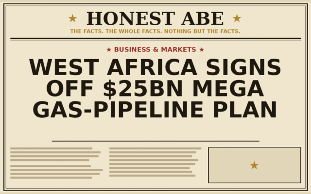 West Africa Signs Off $25bn Mega Gas-Pipeline Plan