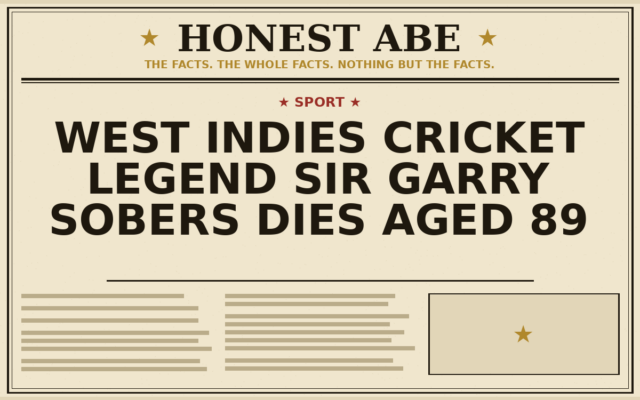 West Indies Cricket Legend Sir Garry Sobers Dies Aged 89