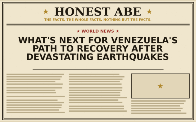 What’s Next for Venezuela’s Path to Recovery After Devastating Earthquakes