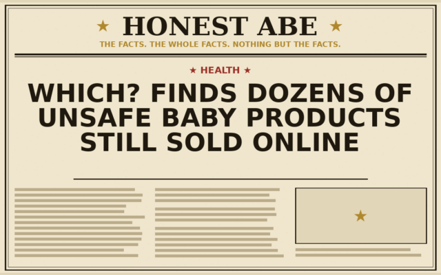 Which? Finds Dozens of Unsafe Baby Products Still Sold Online