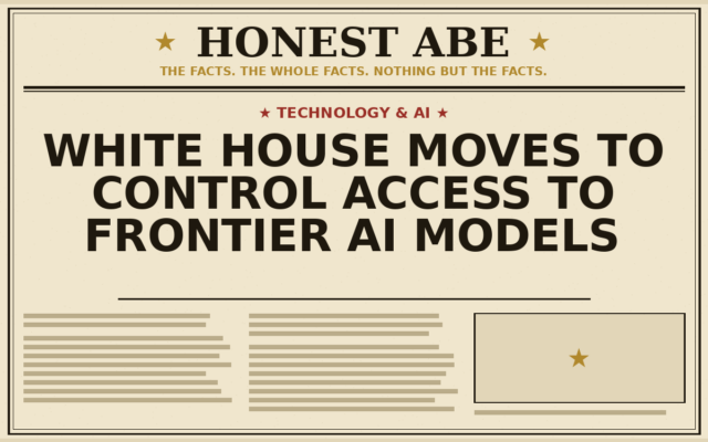 White House Moves to Control Access to Frontier AI Models