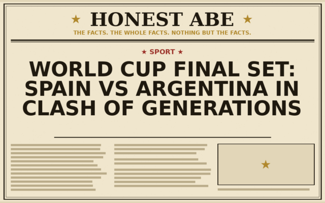 World Cup Final Set: Spain vs Argentina in Clash of Generations