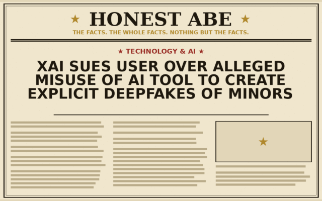 xAI Sues User Over Alleged Misuse of AI Tool to Create Explicit Deepfakes of Minors