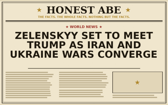 Zelenskyy Set to Meet Trump as Iran and Ukraine Wars Converge