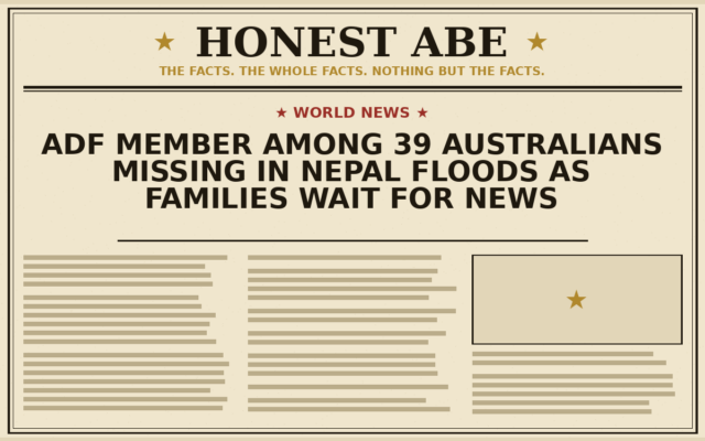 ADF Member Among 39 Australians Missing in Nepal Floods as Families Wait for News