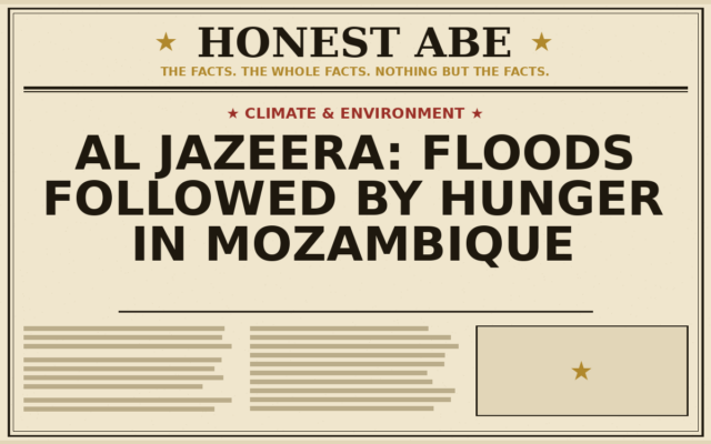 Al Jazeera: Floods Followed by Hunger in Mozambique
