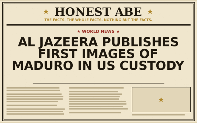 Al Jazeera Publishes First Images of Maduro in US Custody