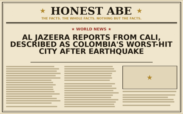 Al Jazeera Reports From Cali, Described as Colombia’s Worst-Hit City After Earthquake