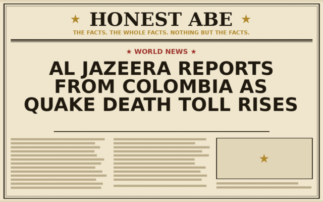Al Jazeera Reports From Colombia as Quake Death Toll Rises