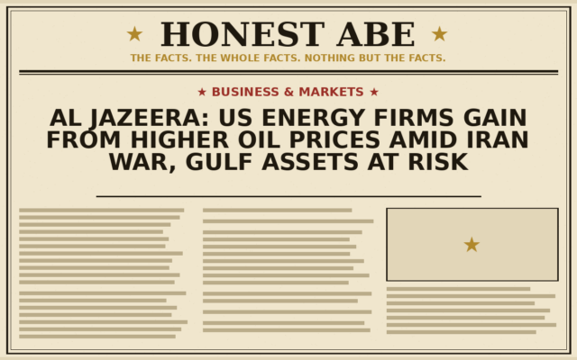 Al Jazeera: US Energy Firms Gain from Higher Oil Prices Amid Iran War, Gulf Assets at Risk