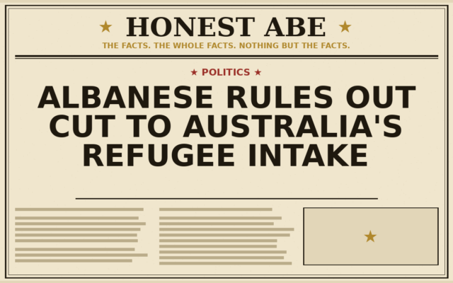 Albanese Rules Out Cut to Australia’s Refugee Intake