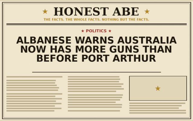 Albanese Warns Australia Now Has More Guns Than Before Port Arthur