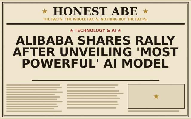 Alibaba Shares Rally After Unveiling ‘Most Powerful’ AI Model