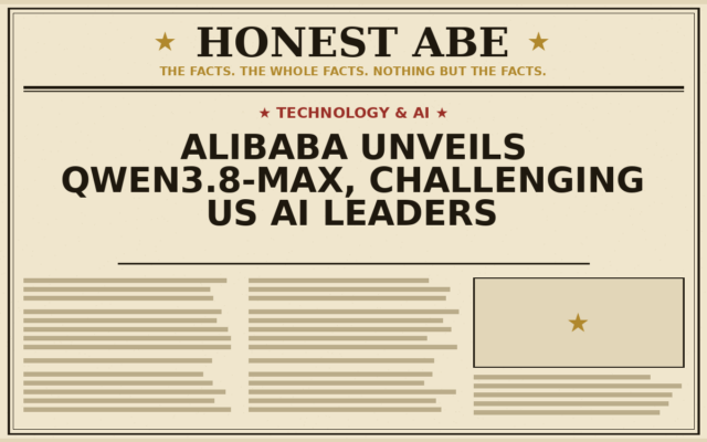 Alibaba Unveils Qwen3.8-Max, Challenging US AI Leaders