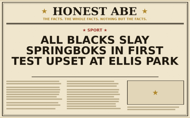 All Blacks Slay Springboks in First Test Upset at Ellis Park