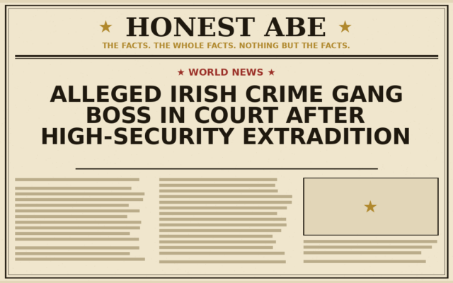 Alleged Irish Crime Gang Boss in Court After High-Security Extradition