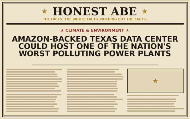 Amazon-Backed Texas Data Center Could Host One of the Nation’s Worst Polluting Power Plants