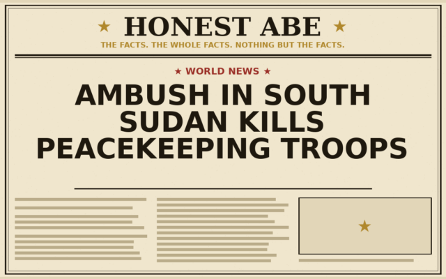 Ambush in South Sudan Kills Peacekeeping Troops