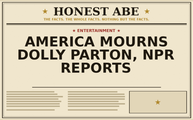 America Mourns Dolly Parton, NPR Reports