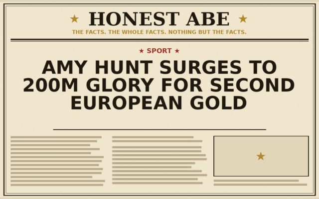 Amy Hunt Surges to 200m Glory for Second European Gold