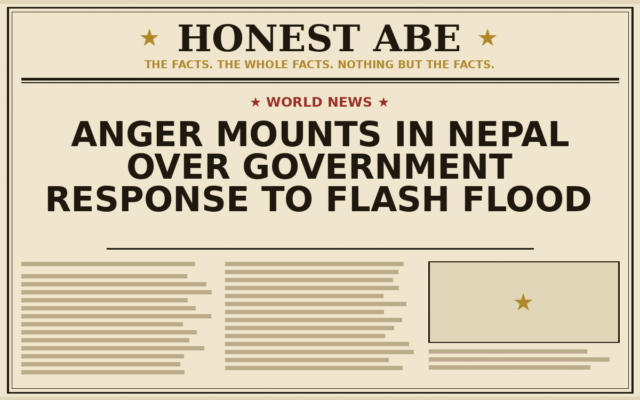 Anger Mounts in Nepal Over Government Response to Flash Flood